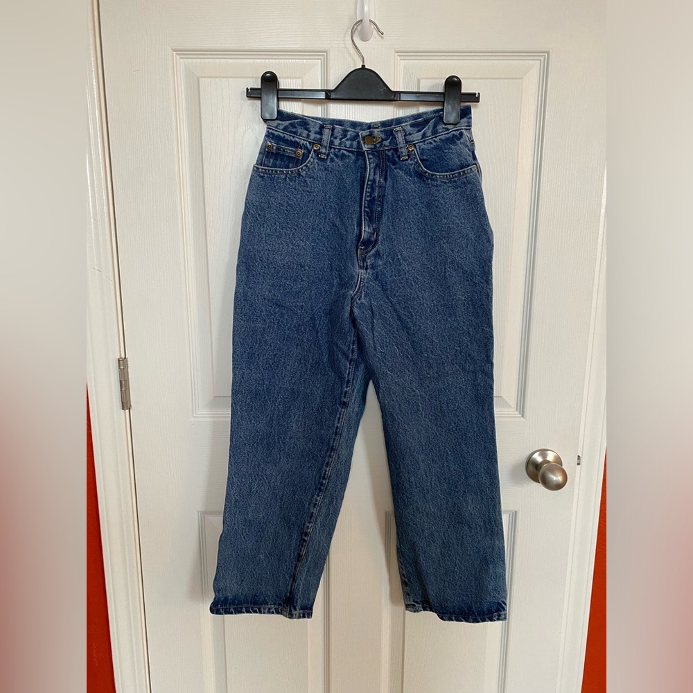 Denim High Waisted Pants